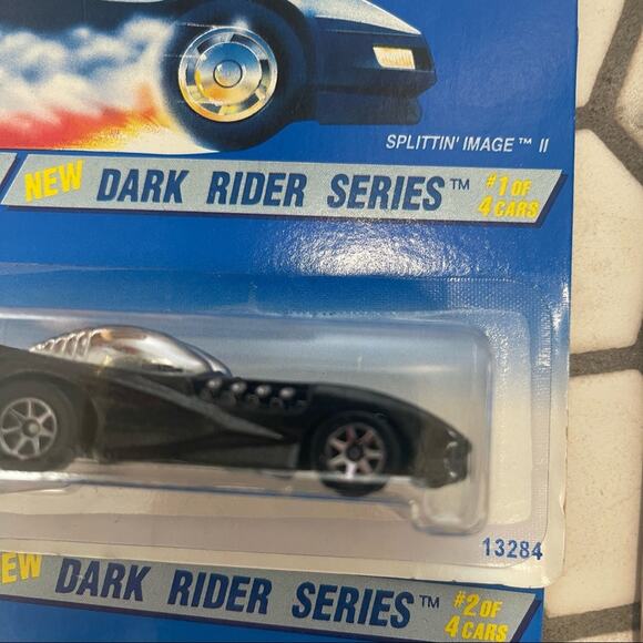 Hot Wheels 1995 - Complete Dark Rider Series, MOC new in package Set of 4 - Picture 5 of 9